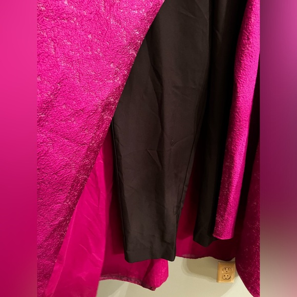 NWT SOLD OUT HTF Kay Unger cerise walk through jumpsuit - Picture 9 of 10